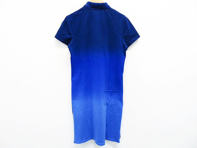 【即決】POLO GOLF ポロゴルフ 半袖ポロシャツワンピース グラデーション ブルー系 M [240001242176]【中古】ゴルフウェア レディース ラルフローレン Ralph POLO スポーツ ワンピースの通販 LAURENのフリマアイテム一覧