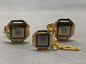 mintジバンシー　カフス・タイタック ジバンシーカフス・タイタック GIVENCHY カフスボタン タイタック mint