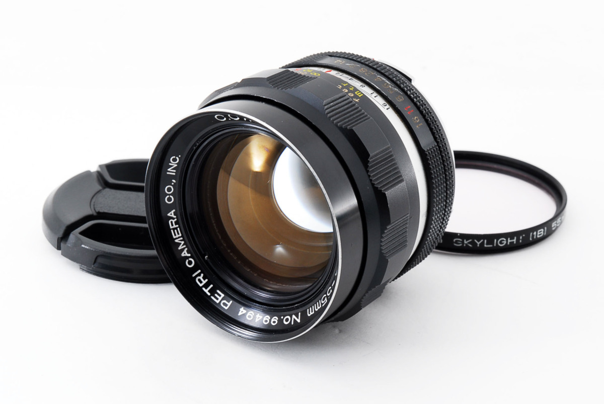 最終価格★希少★美品 petri ペトリ 55mm f1.8 単焦点m42 ☆超希少☆ペトリ PETRI C.C AUTO 55mm F1.8☆M42マウント #405860