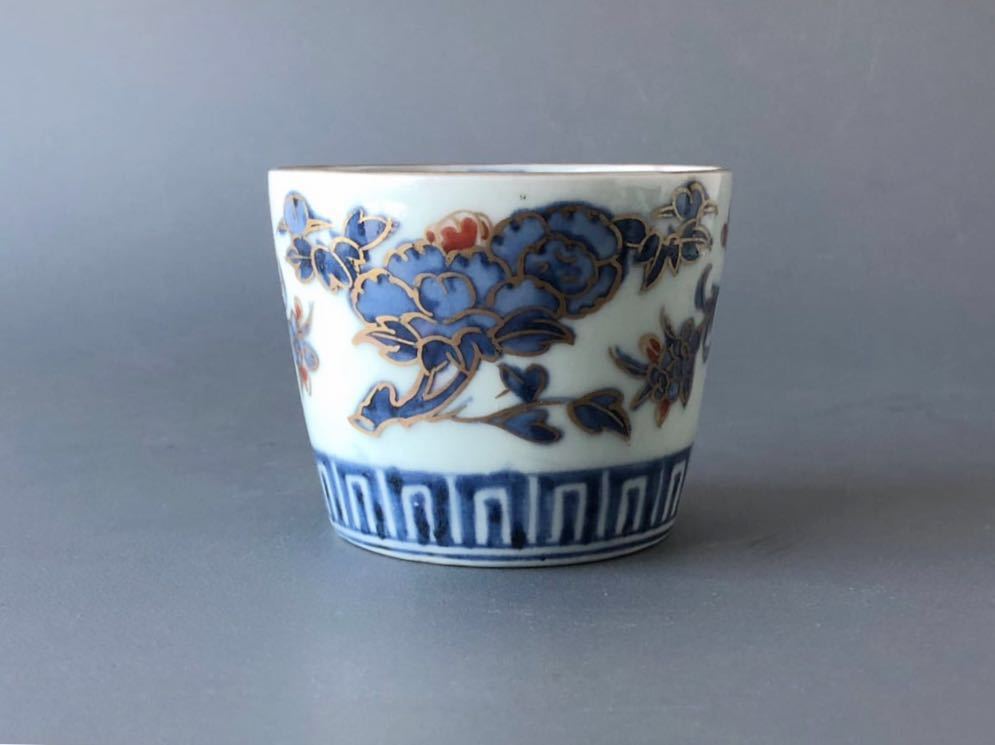 古伊万里 – 染付 伊万里 - 蕎麦猪口 | 水仙竹文図 小ぶりの蕎麦猪口