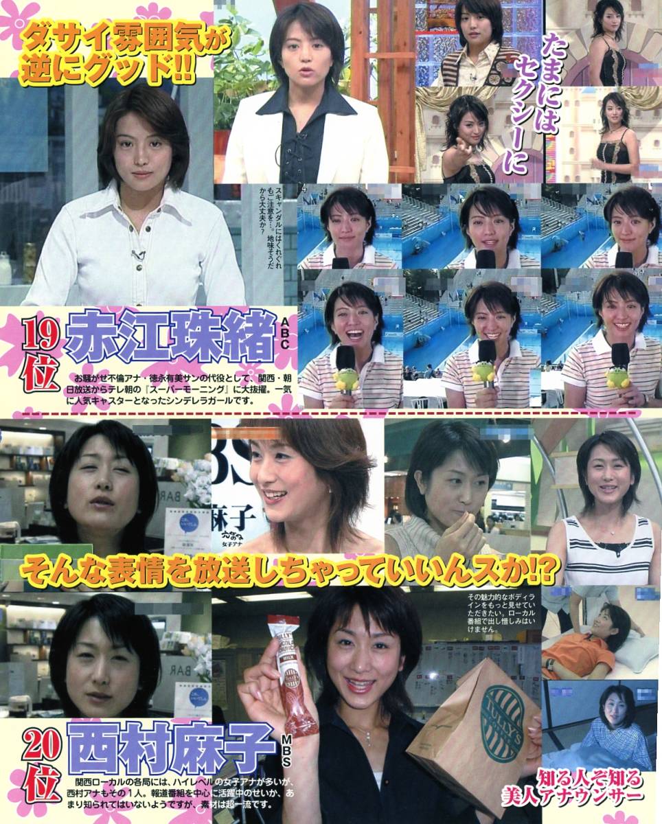 女子アナ 酒井千佳 尻 水卜麻美 切り抜き タレント 売買されたオークション情報 Yahooの商品情報をアーカイブ公開 オークファン Aucfan Com