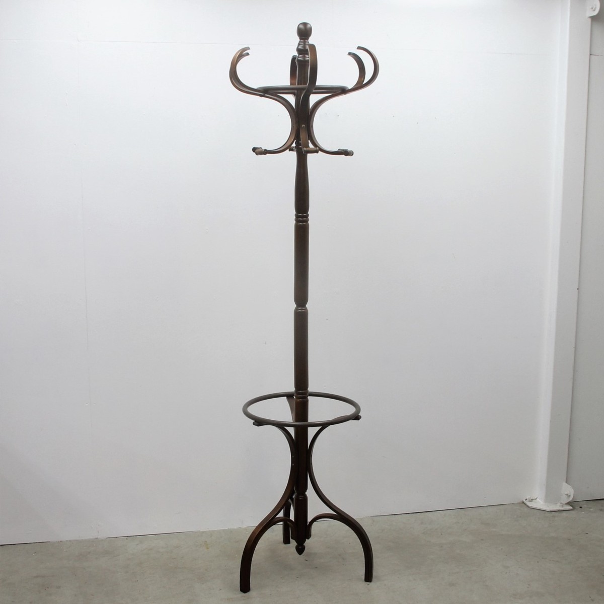 VINTAGE ANTIQUE ヴィンテージ アンティーク GENTLEMAN'S STAND 中古アンティーク コートスタンド｜木製 COAT コート RACK Stand &frasl; ホールスタンド 〈コートハンガー・コートラック アメリカン（ハンガーラック・コートハンガー｜本棚