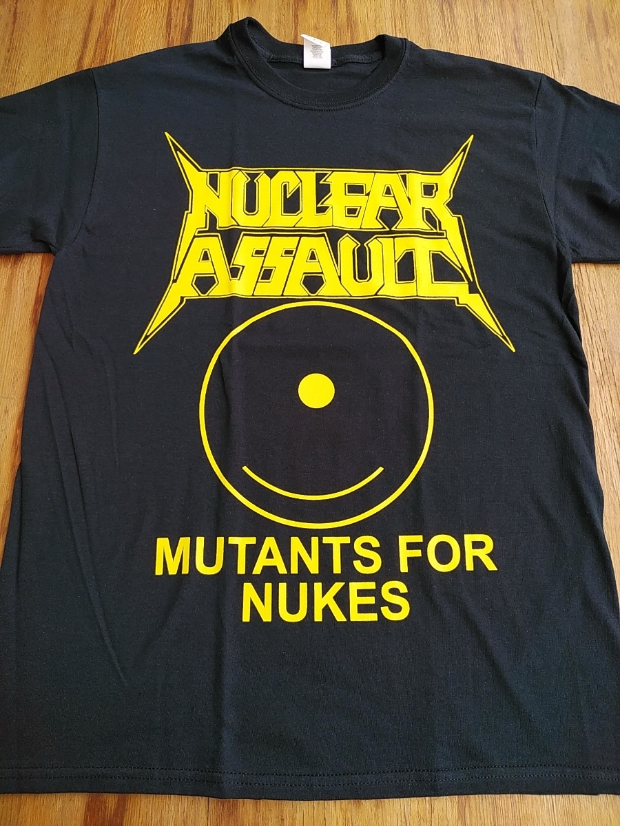 【低価，お得】 NUCLEAR ASSAULT Tシャツ mutants for nukes 黒M / d.r.i. attitude adjustment s.o.d. accused slayer metallica anthrax(Tシャツ)｜売買されたオークション情報、yahooの商品情報をアーカイブ公開 - オークファン Tシャツ