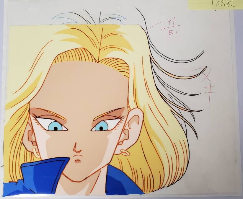 ドラゴンボールZ 人造人間18号 セル画(動画貼り付き) 【公式通販】