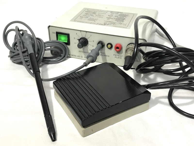 ヨシダ　電気メス　歯科 ①1円 ヨシダ/マーチン 電気メス エレクトロトムミニ40D NEW 歯科 電気