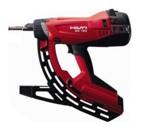 1円 新品未使用 HILTI/ヒルティ ガス式 鋲打機 GX120 型枠/基礎工事用 ネイルガン ケース付き