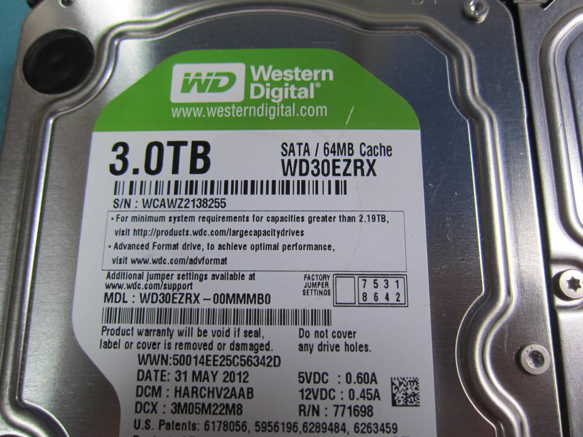 ハードディスク HDD(3.5インチ) westerndigital hdd」の人気商品一覧