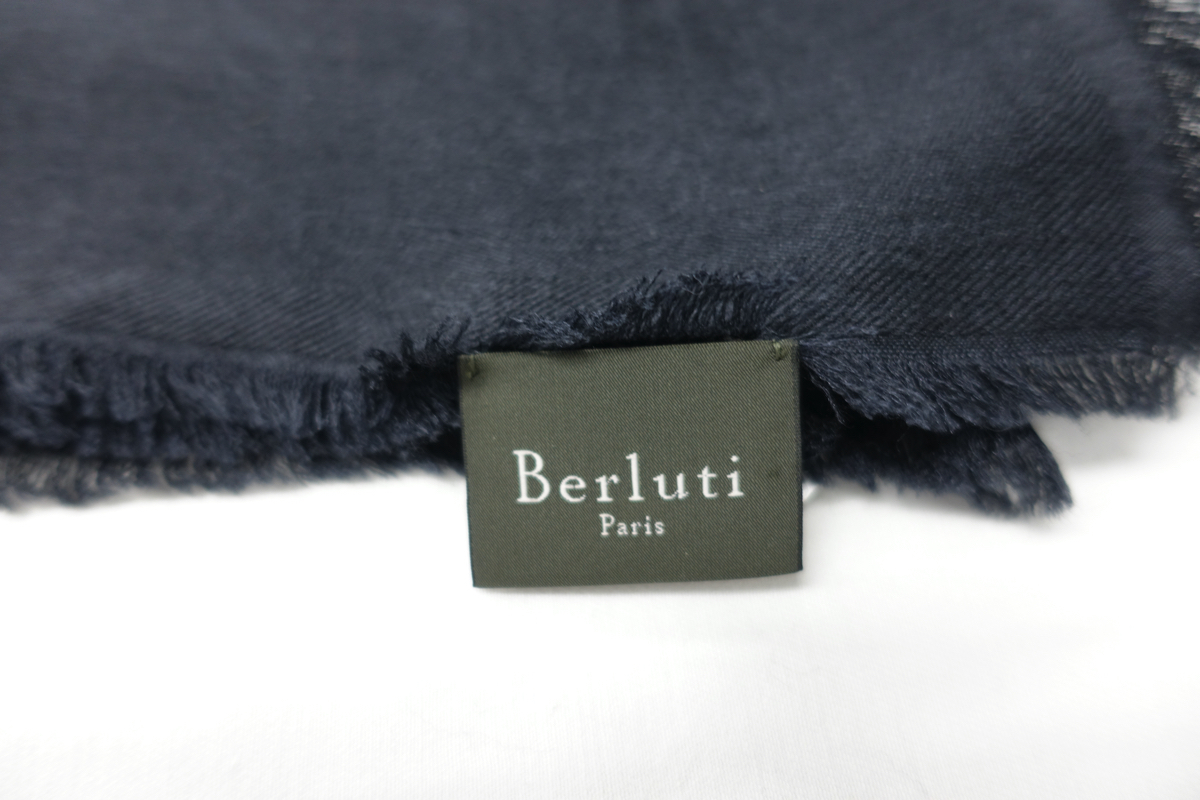 ☆超美品☆ Berluti ベルルッティ ストール スカーフ カシミヤ シルク