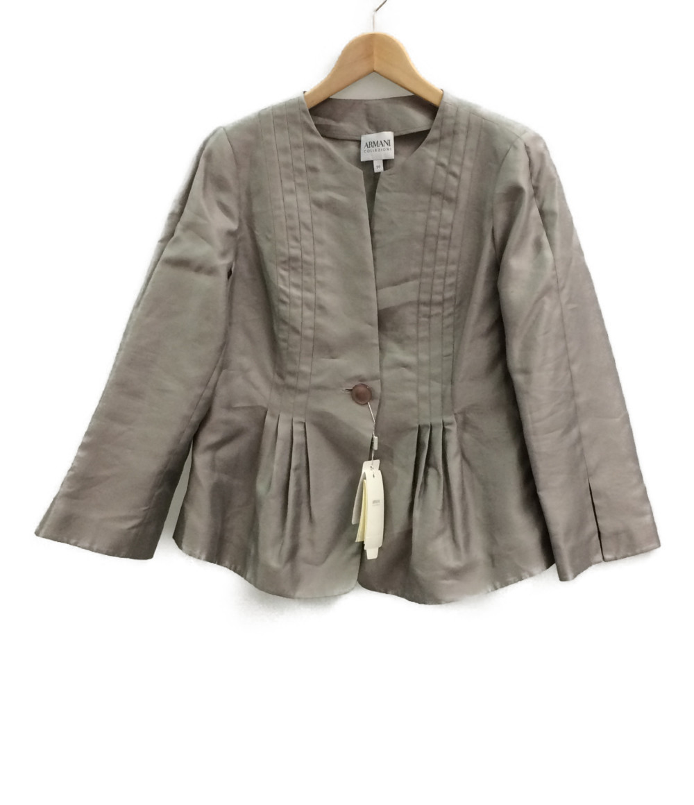 アルマーニコレッツォーニ ノーカラージャケット 50R ARMANI