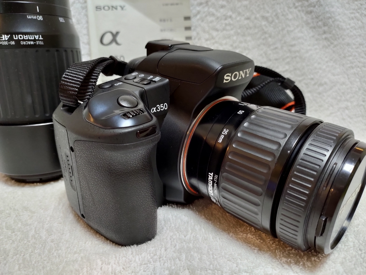 SONY α350 公式通販 DSLR-A350 C11⁄6347A レンズセット 望遠レンズ 