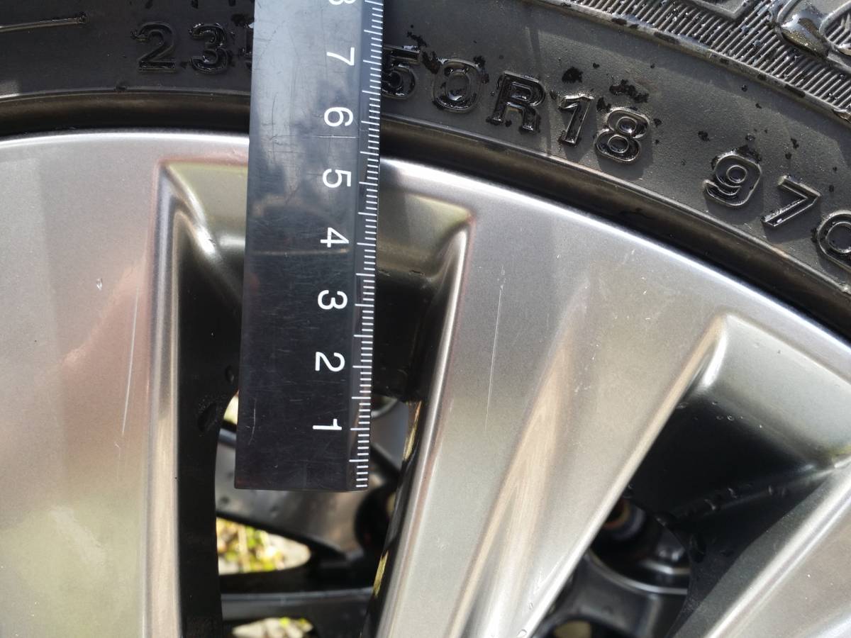 スタッドレストヨタ純正ホイル4本セット。アルファード、ヴェルファイア用235/50/18。おまけ付き_10