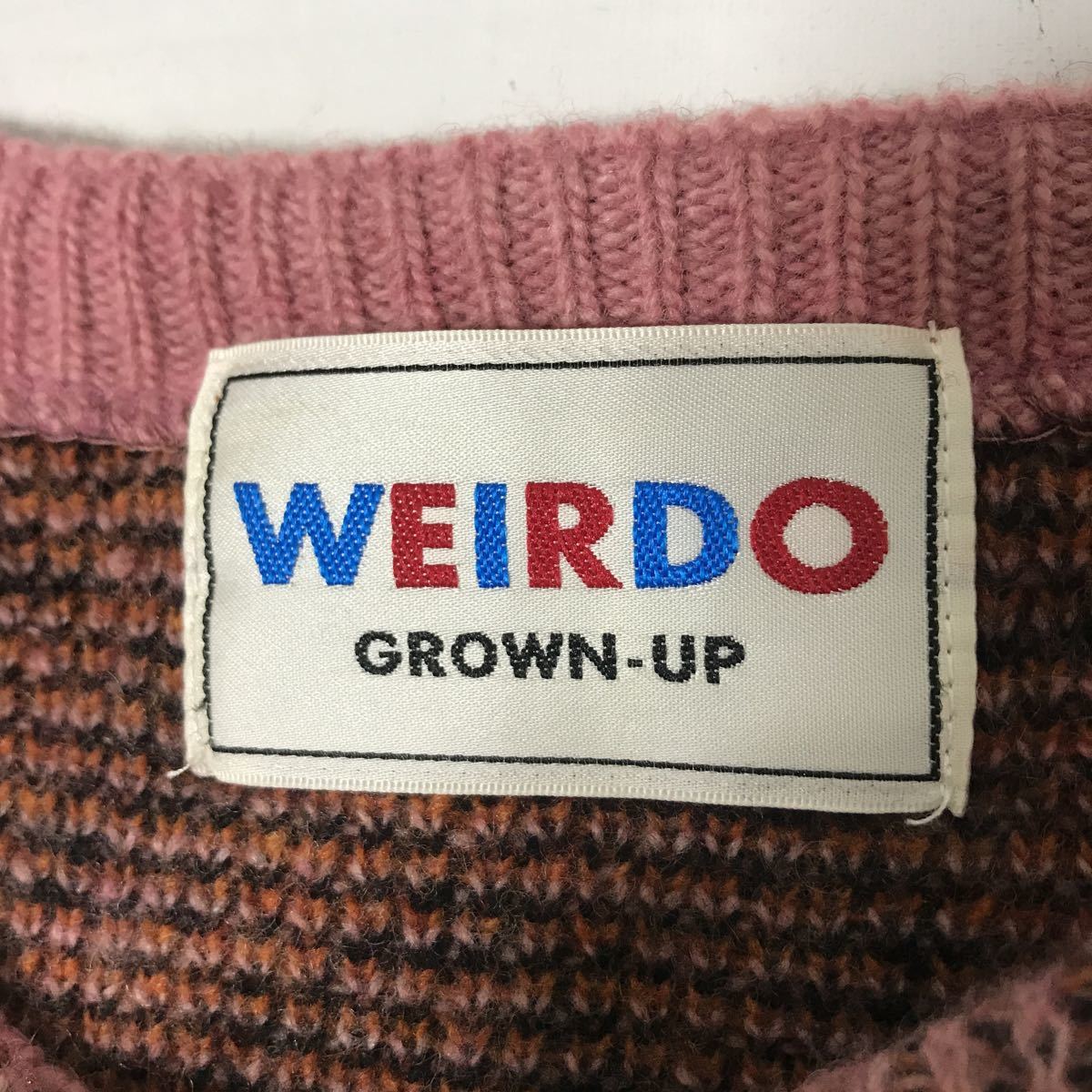 美品 18 aw weirdo ウール タイガー 虎 ニット セーター M サーカス 