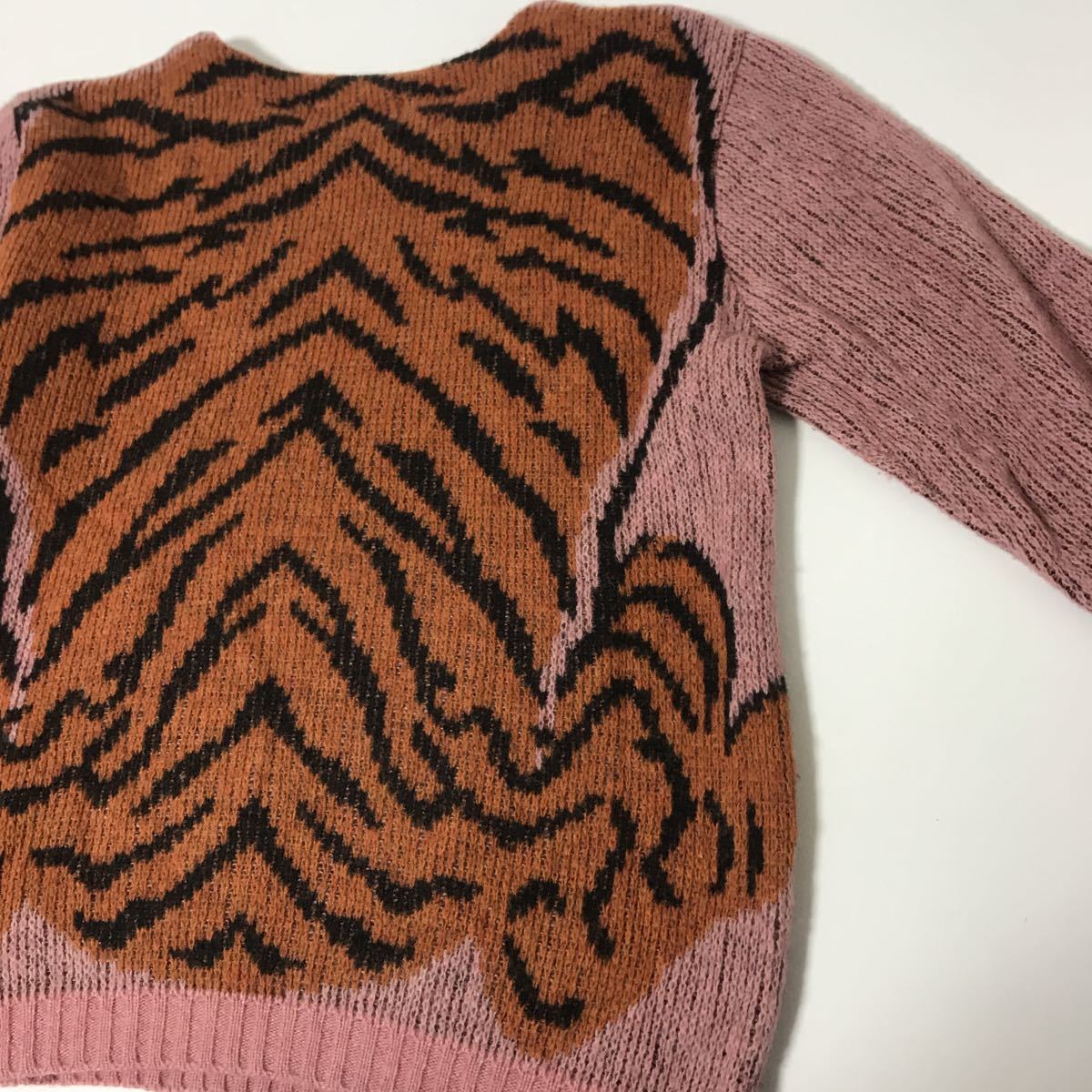 美品 18 aw weirdo ウール タイガー 虎 ニット セーター M サーカス 