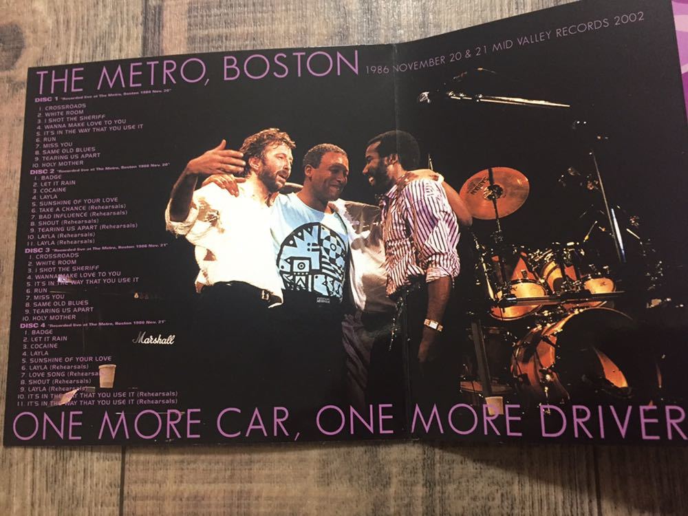 Eric Clapton / Metro 1986 (Mid Valley 116-119)