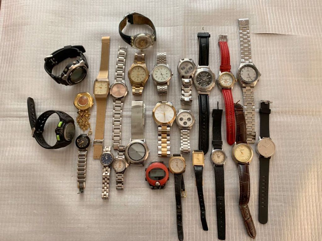 ジャンク】腕時計24点まとめて、SEIKO、RADO、CITIZEN、ORIENTなどあり