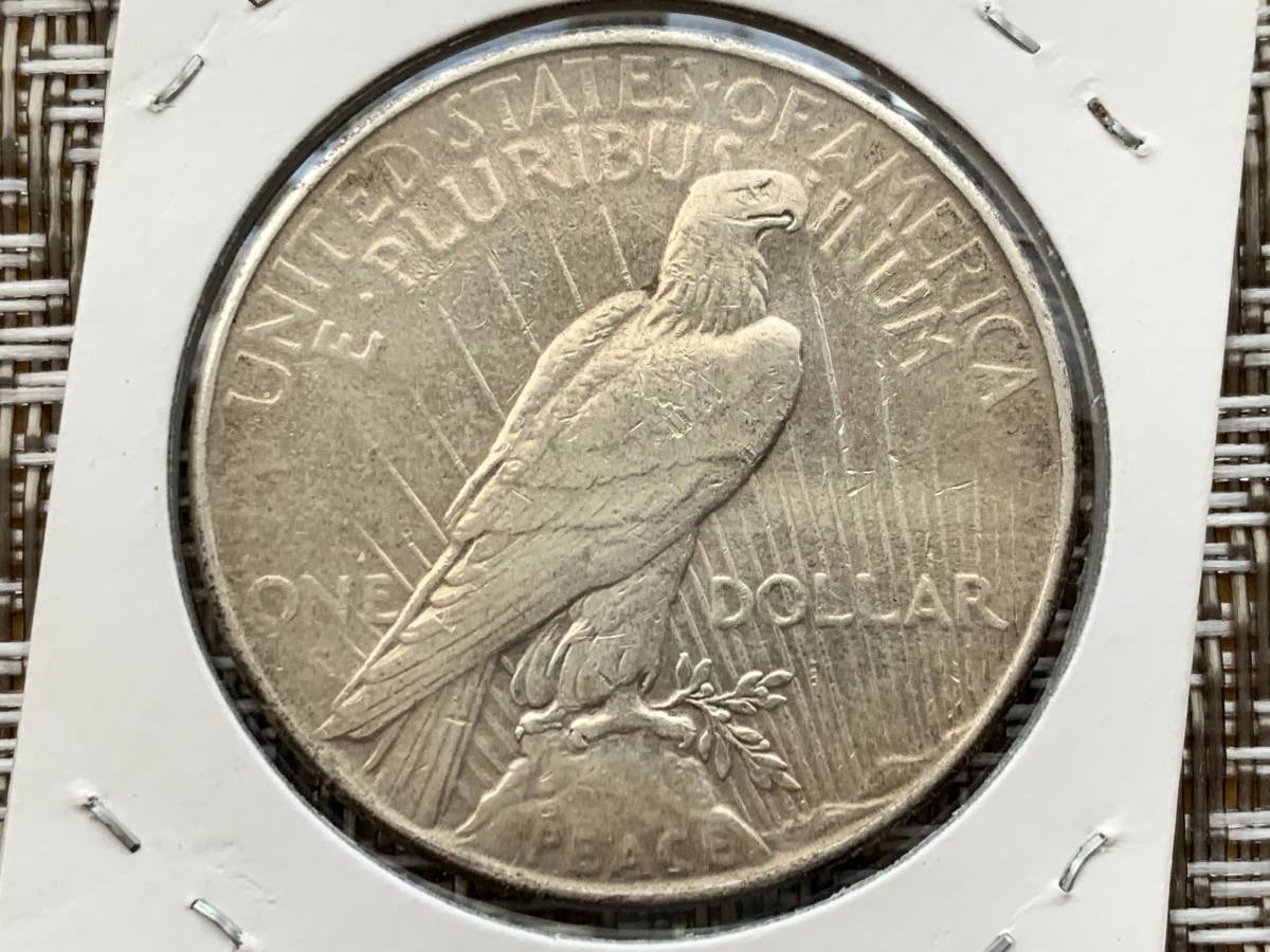 USA・1934（特年）・1ドル・ピースダラー銀貨【XF～AU】 アメリカ