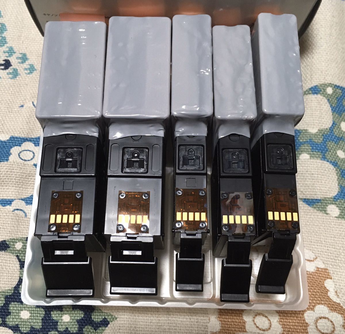 Canon キャノン純正 BCI-350XL PGBK 2本 BCI-351XL BK 2本 BCI-351 BK 1本 黒 BK BLACK 5本セット (5個セット) インクカートリッジ 未使用_5