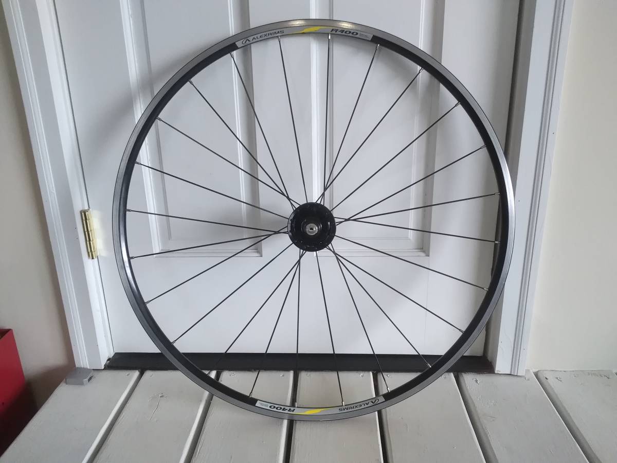 軽量ホイール ALEXRIMS R400 アメリカンクラシックハブ クリンチャー シマノ 8-10S