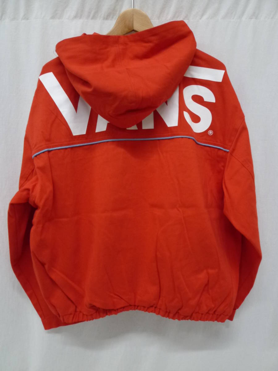 Y1125 4y タグ付 Vans バンズ ヴァンズ ロゴ フード ジャケット ジャンパー ブルゾン Mサイズ レッド 男性用 売買されたオークション情報 Yahooの商品情報をアーカイブ公開 オークファン Aucfan Com