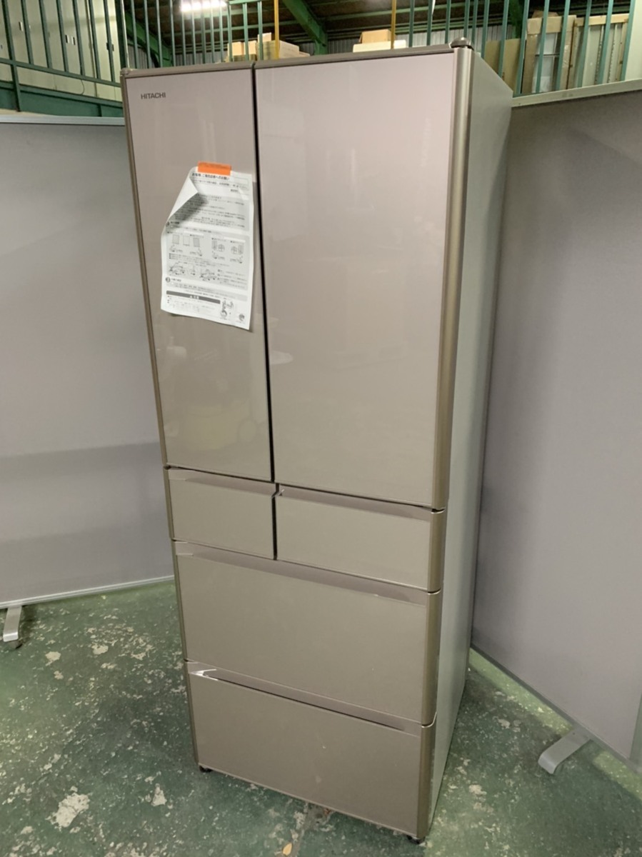 日立 真空チルド 冷蔵庫 HITACHI クリスタルシャンパン R-XG51J-XN 
