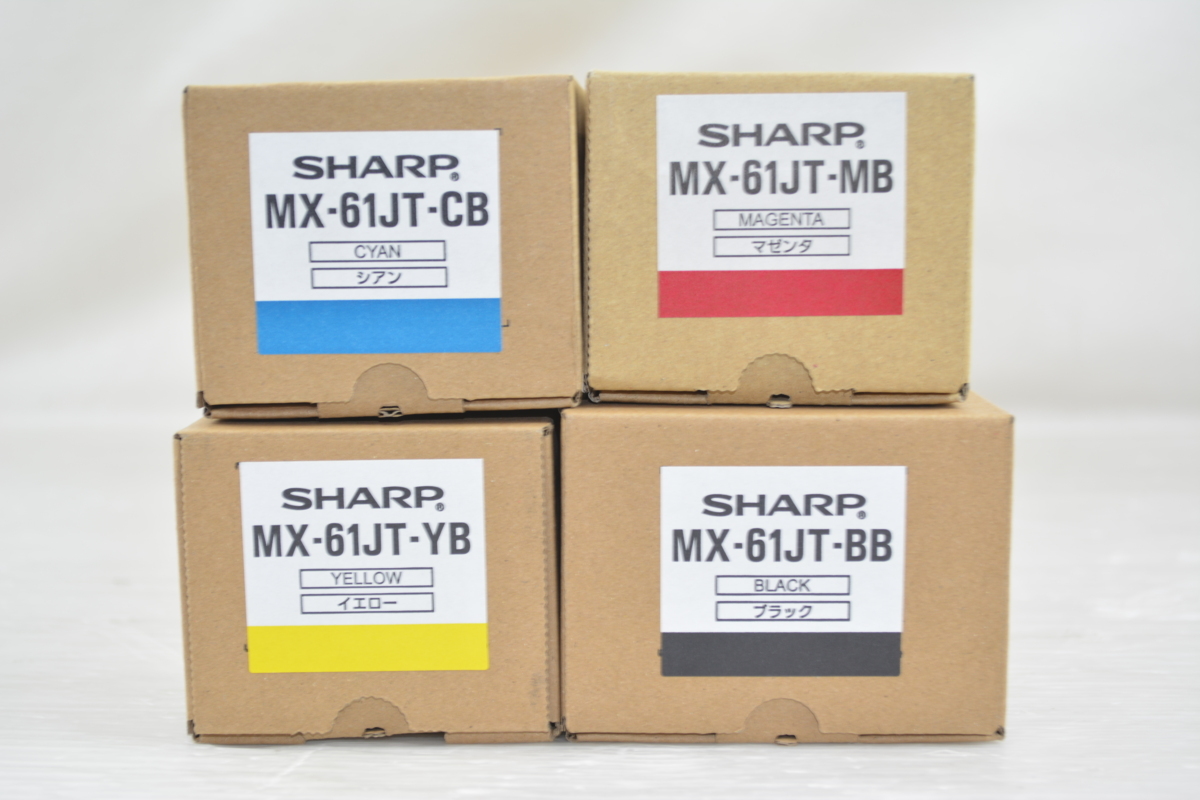 PC周辺機器 未使用 シャープ 純正 トナー MX-61JT-BA ブラック SHARP
