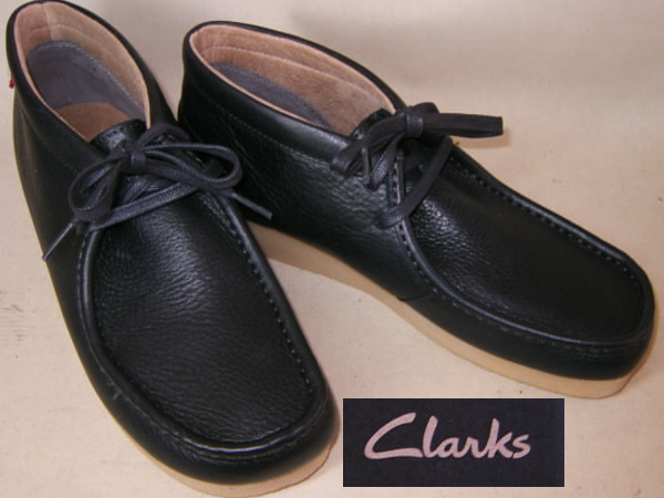 クラークスCLARKS新品STINSON HIワラビーブーツ30808us9.5ネイビー 