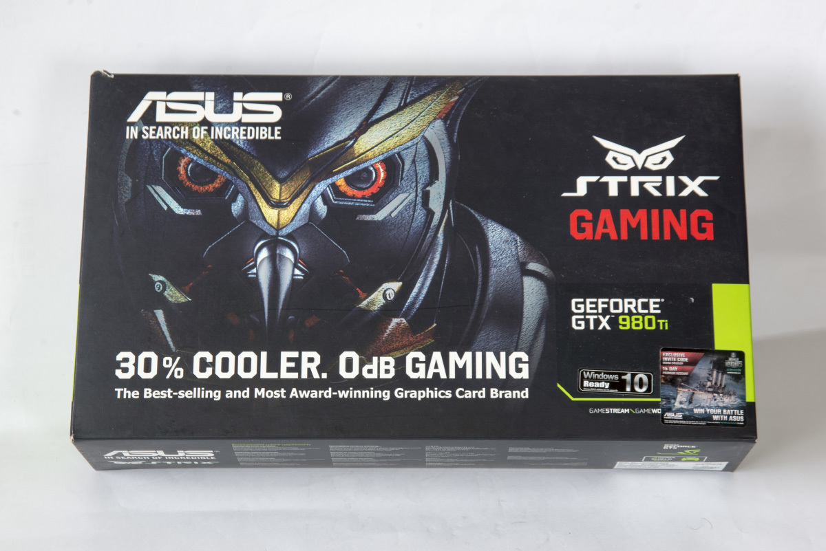 ASUS STRIX GTX 980 Ti 6GB 動作確認済み