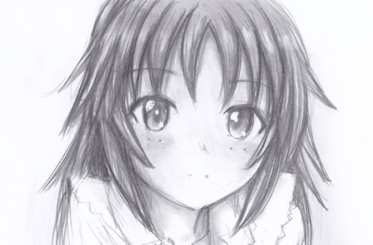 ガールズ パンツァー 山郷あゆみ 鉛筆画 ラミネ加工 手描きイラスト 売買されたオークション情報 Yahooの商品情報をアーカイブ公開 オークファン Aucfan Com