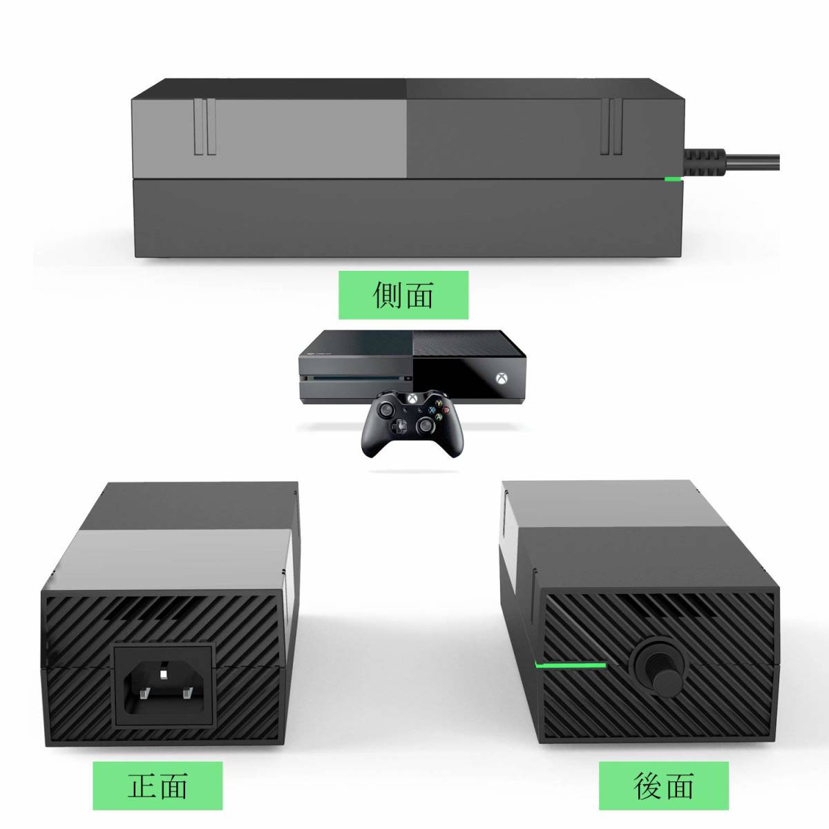 XBOX ONE 用AC アダプター 電源ブリック ゲームホストアダプター_3