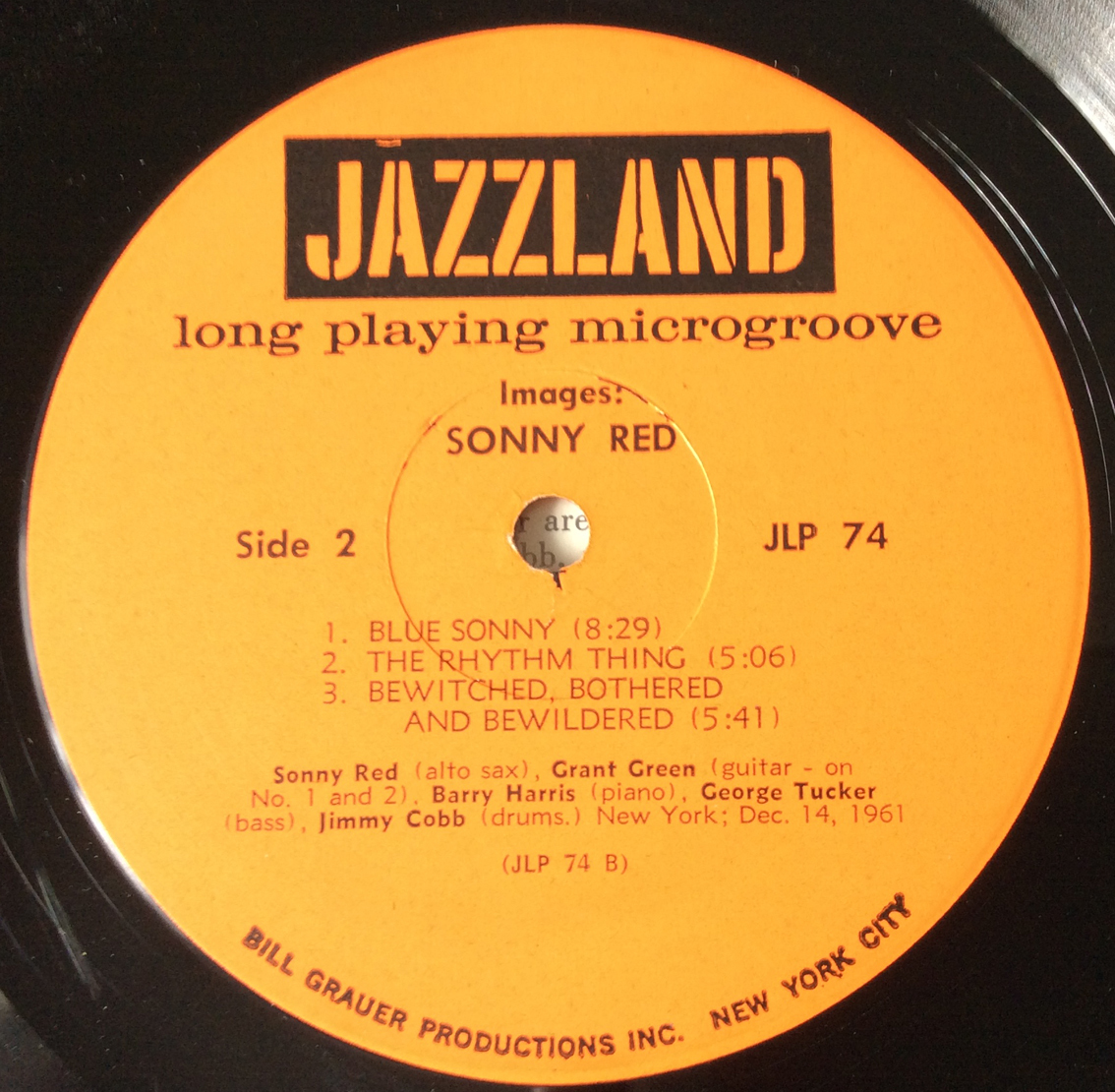 ┣¨JAZZLANDオリジMONO！SONNY RED/ IMAGES Sonny