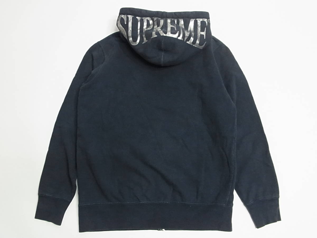 supreme シュプリーム 15SS Hooded Foil Logo Zip Up フード 