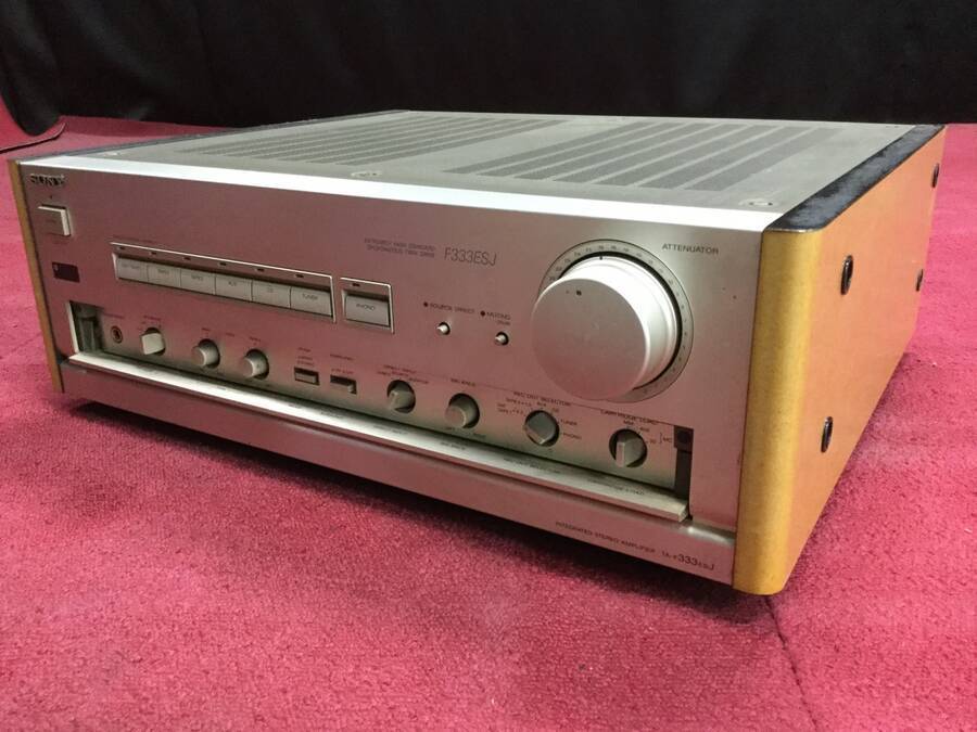 名機　SONYプリメインアンプ　ta-f333esj SONY TA-F333ESJ プリメインアンプ◇現状品 ソニー SONY TA-F333ESJ
