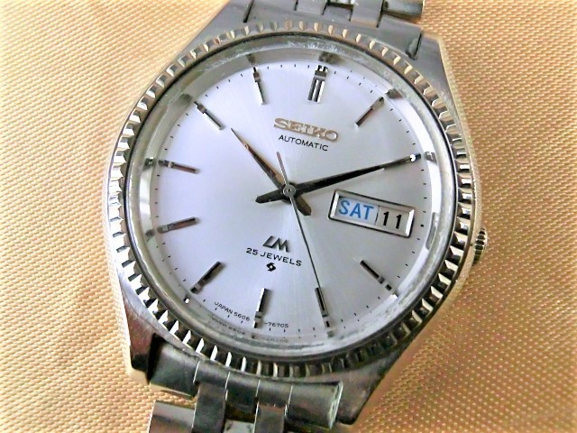 セイコー ロードマチック 25石 自動巻き紳士腕時計 SEIKO LM 25石 自動