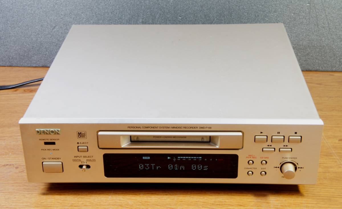 DENON デノン MDレコーダー F100 DENON MDレコーダー DMD-F100 オーディオ機器 【公式通販】
