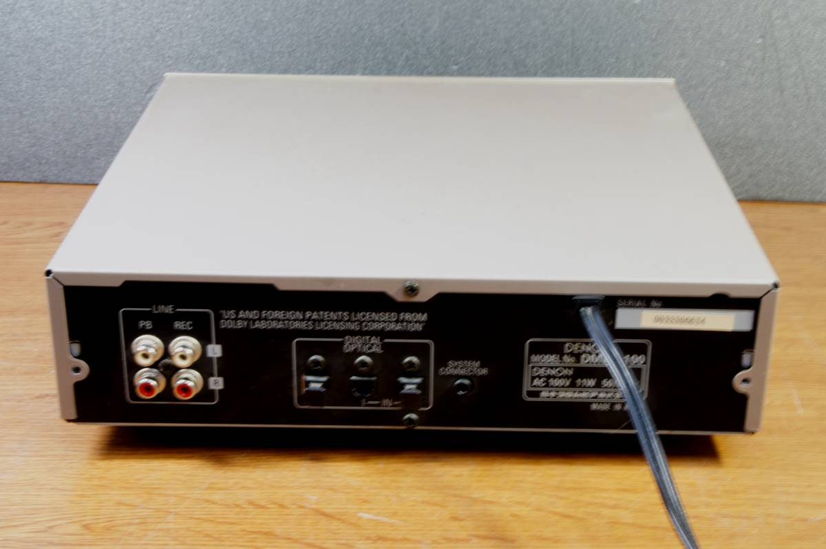 DENON デノン MDレコーダー F100 DENON MDレコーダー DMD-F100 オーディオ機器 【公式通販】