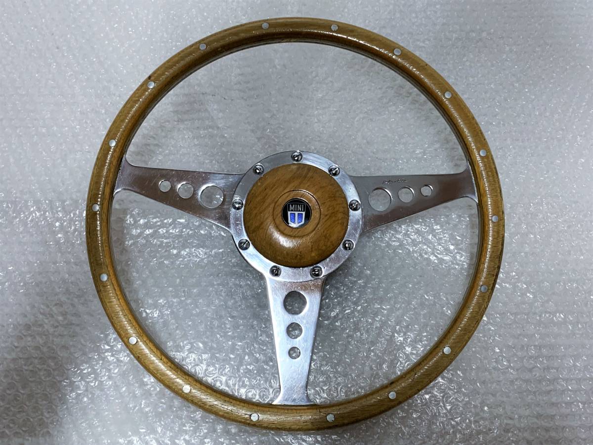1円スタート】希少！当時物 Moto-Lita モトリタ ウッド フラット