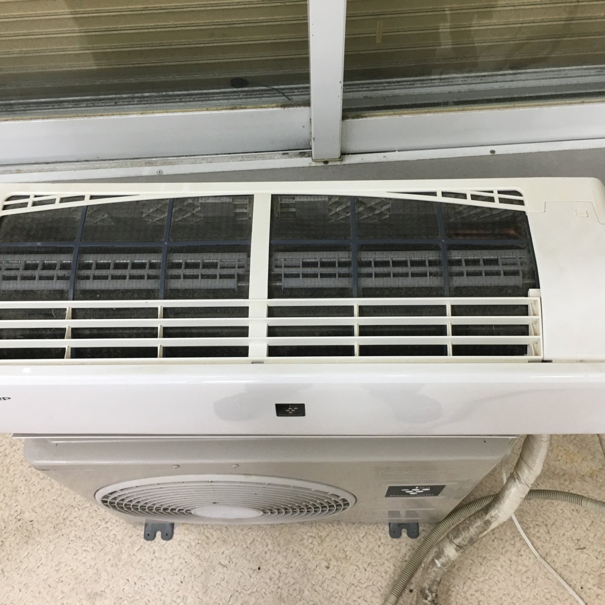 【値下げ!! 即決価格!!】パナソニック エアコン AY-A22SD-W 室外機 AU-A22DY リモコン付【中古品】