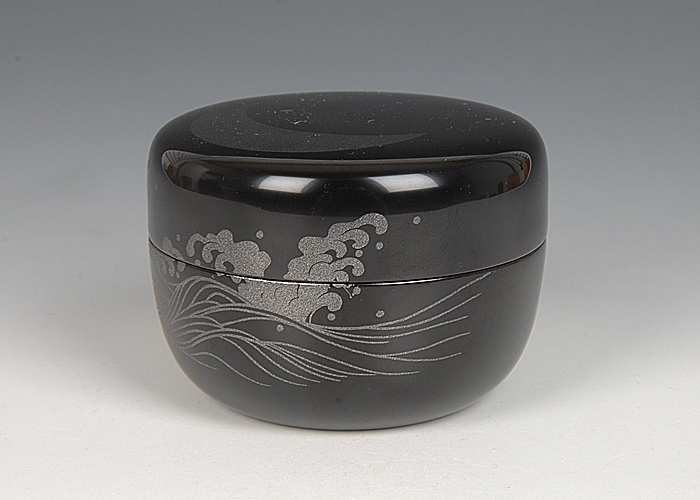 昔の夢 q55 波に月 平棗 合箱 茶道具/漆芸(棗)｜売買されたオークション情報、yahooの商品情報をアーカイブ公開 - オークファン 棗