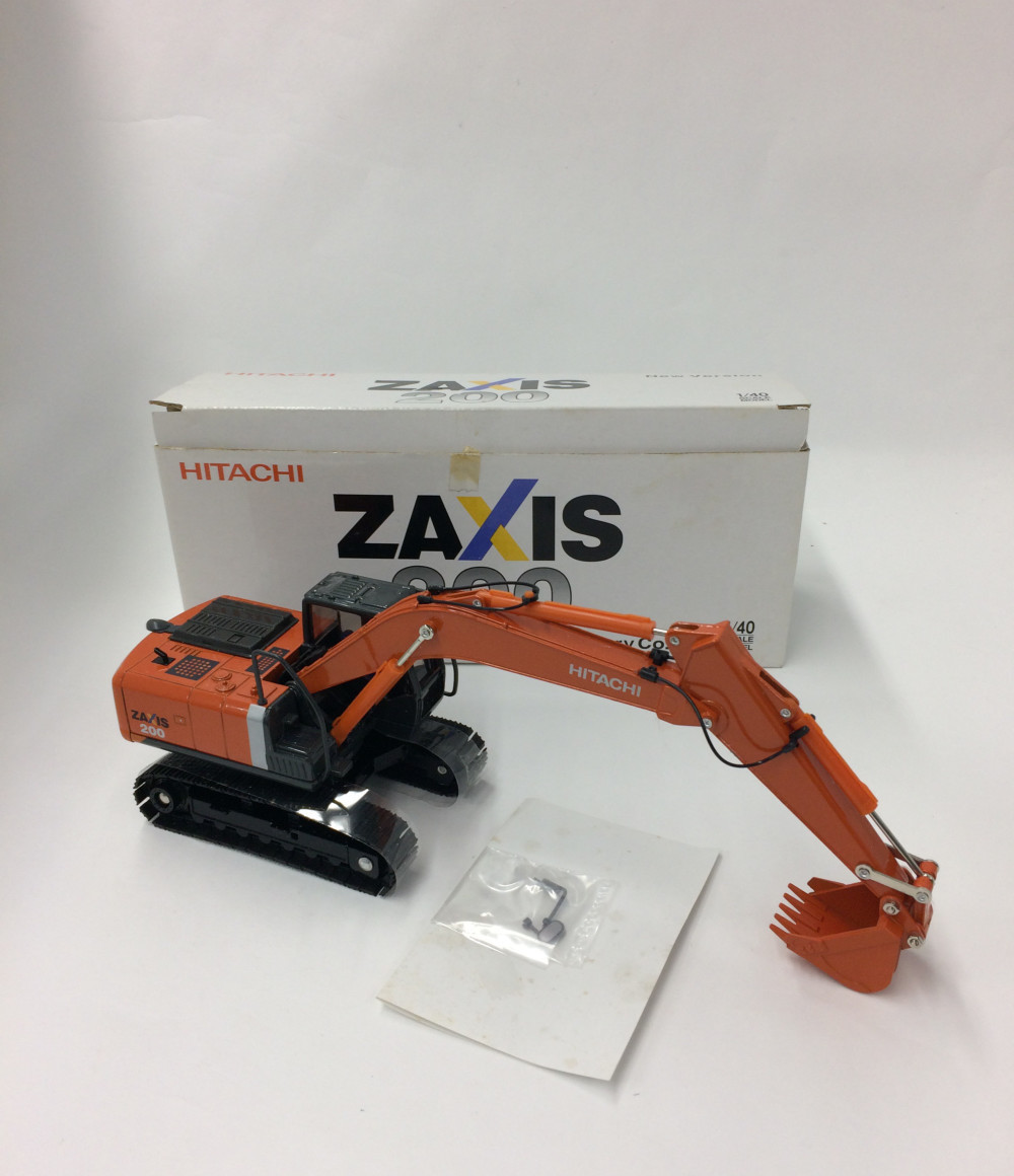 【低価，最新作】 1円スタート 日立建機 ショベルカー ダイキャストモデル ZAXIS200 1/40(建設車両、作業車)｜売買されたオークション情報、yahooの商品情報をアーカイブ公開 - オークファン 建設車両、作業車