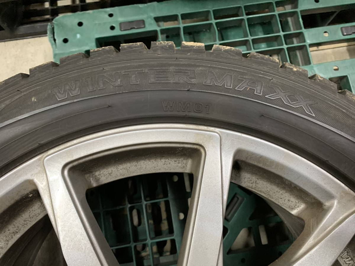 225⁄50R17 A4 スタッドレス 美品 スタッドレスタイヤ4本セット 225 