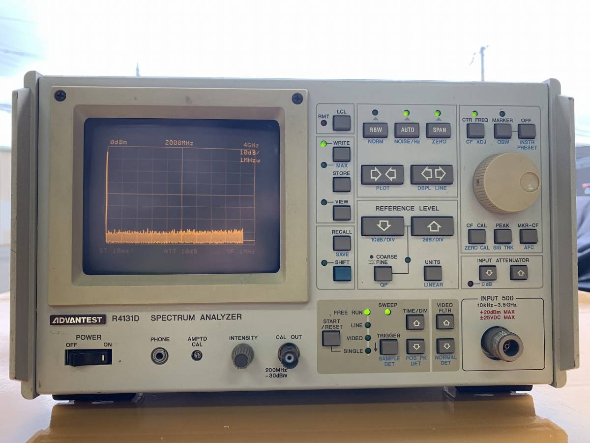 ADVANTEST アドバンテスト R4131D SPECTRUM ANALYZER(その他)｜売買されたオークション情報、yahooの商品 ...