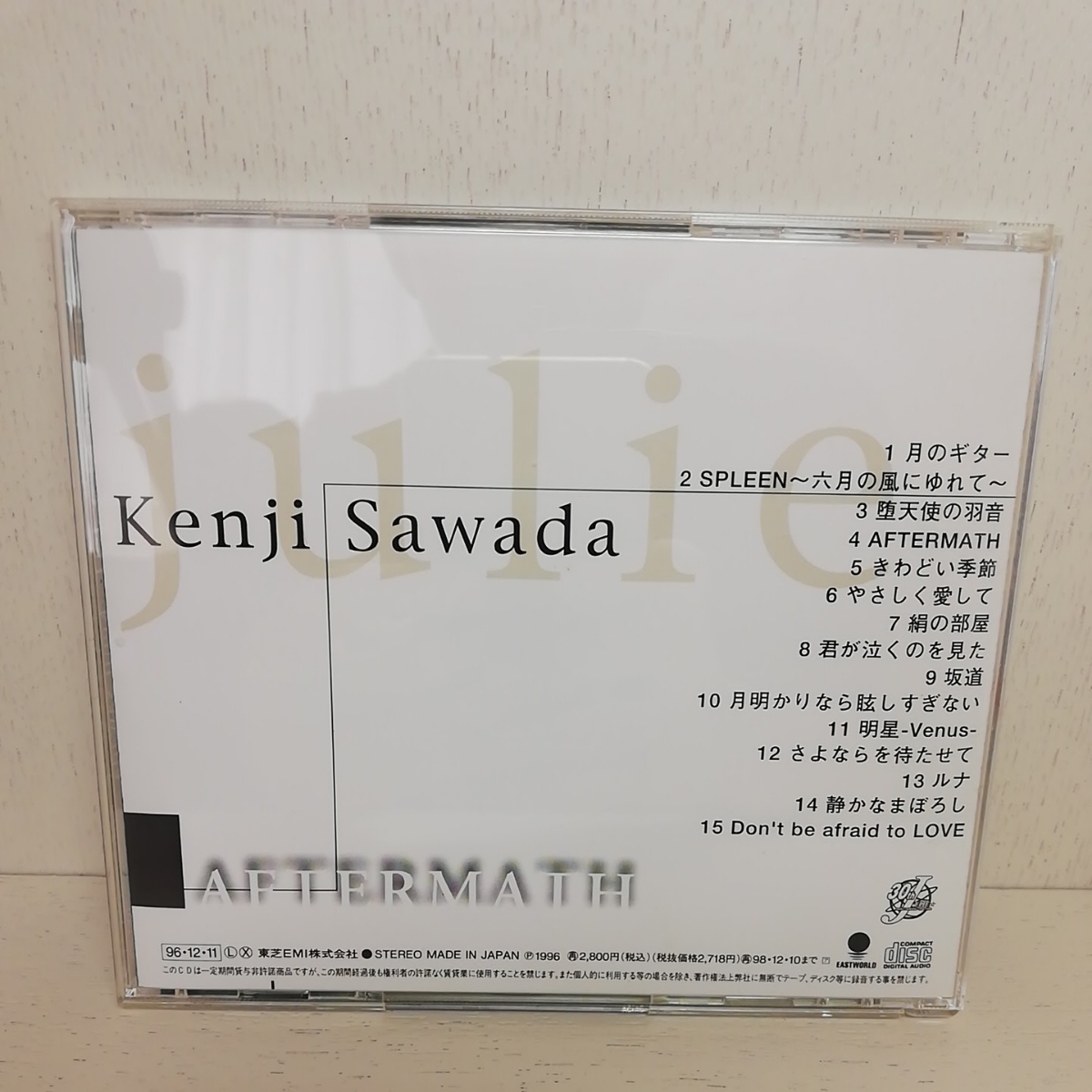 大阪買蔵 沢田研二 中古 CD 激レア 「AFTERMATH」