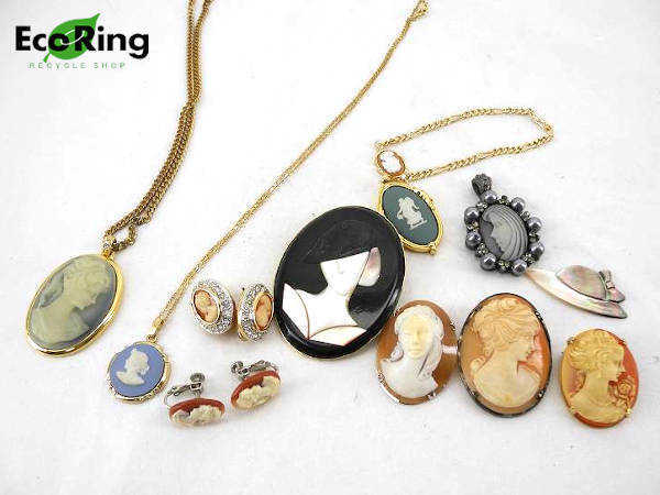 【数量限定，2025】 1円 難あり有 ノーブランド カメオ 女性像 ネックレス ブレスレット イヤリング 計9点セット CP079(その他)｜売買されたオークション情報、yahooの商品情報をアーカイブ公開 - オークファン その他