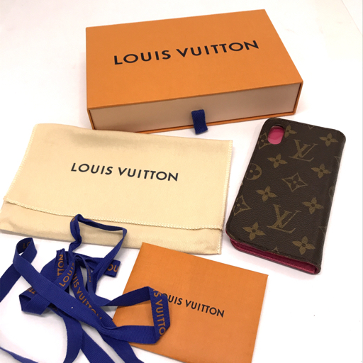 ルイヴィトン モノグラム フォリオ iPhone X/XS 手帳型 ケース M63444