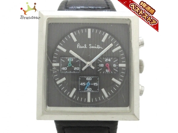 Paul 腕時計 0520-T005951 スクエア レアポールスミス Smith 動作良好 