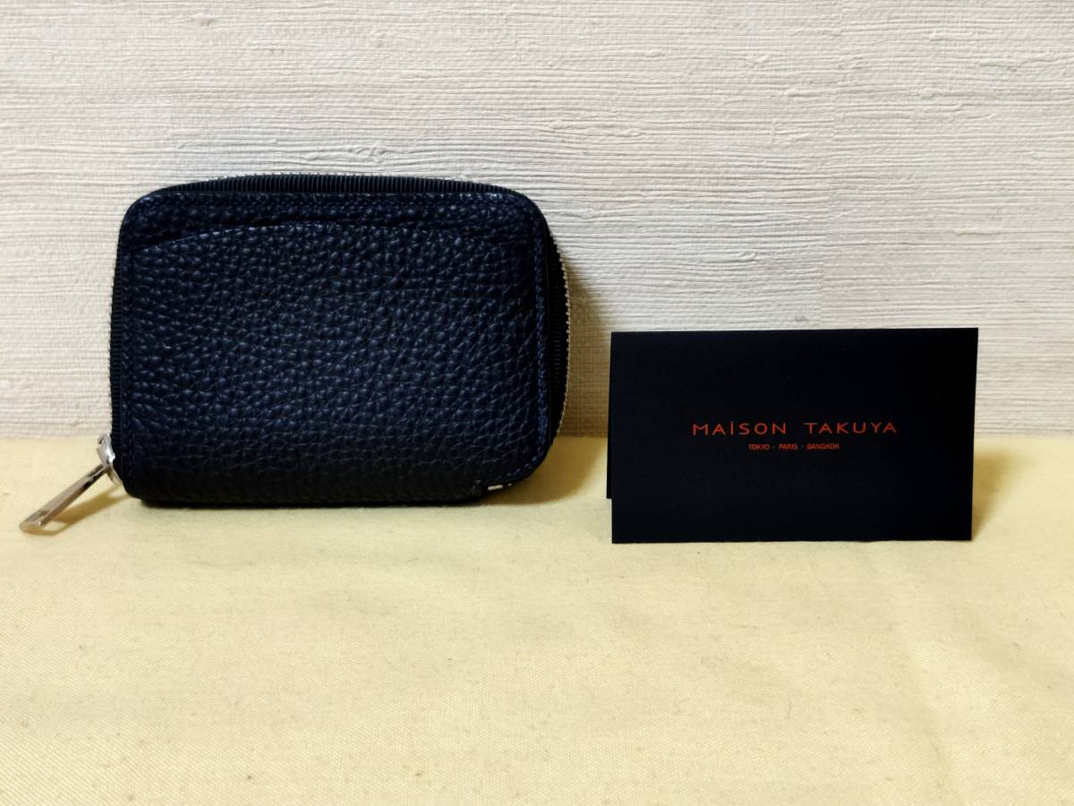 MAISON メゾンタクヤ TAKUYA Coin TT3 Case ミニラウンドジップ 財布 