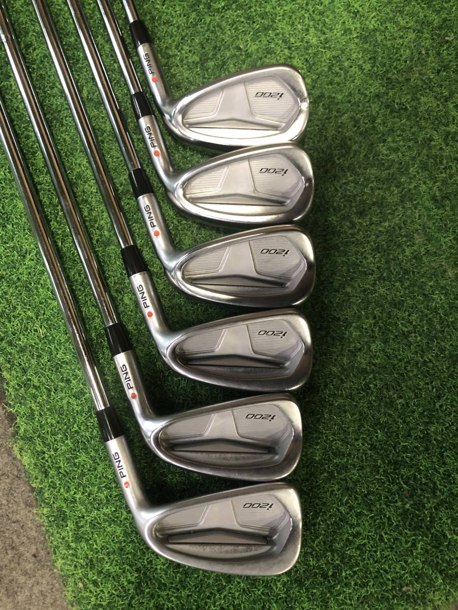  PING ピン i200 アイアンセット 5-9 w 6本セットNSプロ 950GH フレックスS カラー オレンジ(ピン)｜売買されたオークション情報、yahooの商品情報をアーカイブ公開 - オークファン 男性右きき用