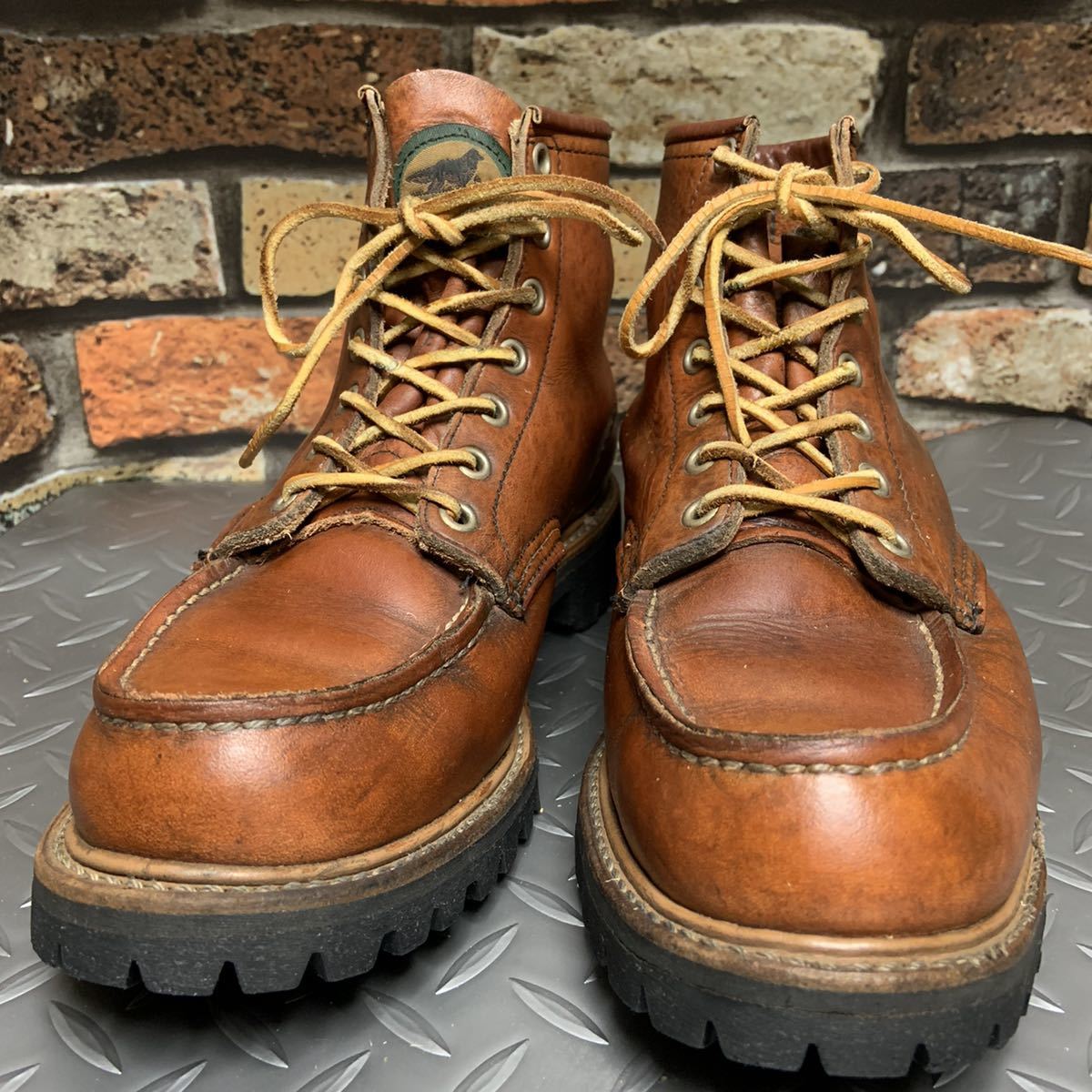 0 ビブラム 半円犬タグ Red - REDWING ◎REDWING⁄レッドウイング□半円