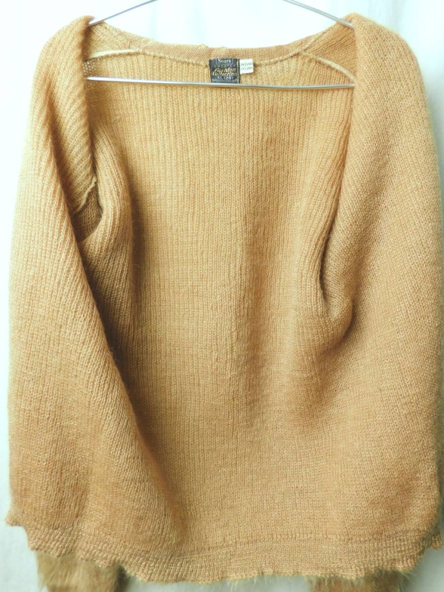 Sears ヴィンテージ モヘアカーディガン モヘア 60s シアーズ Vintage 