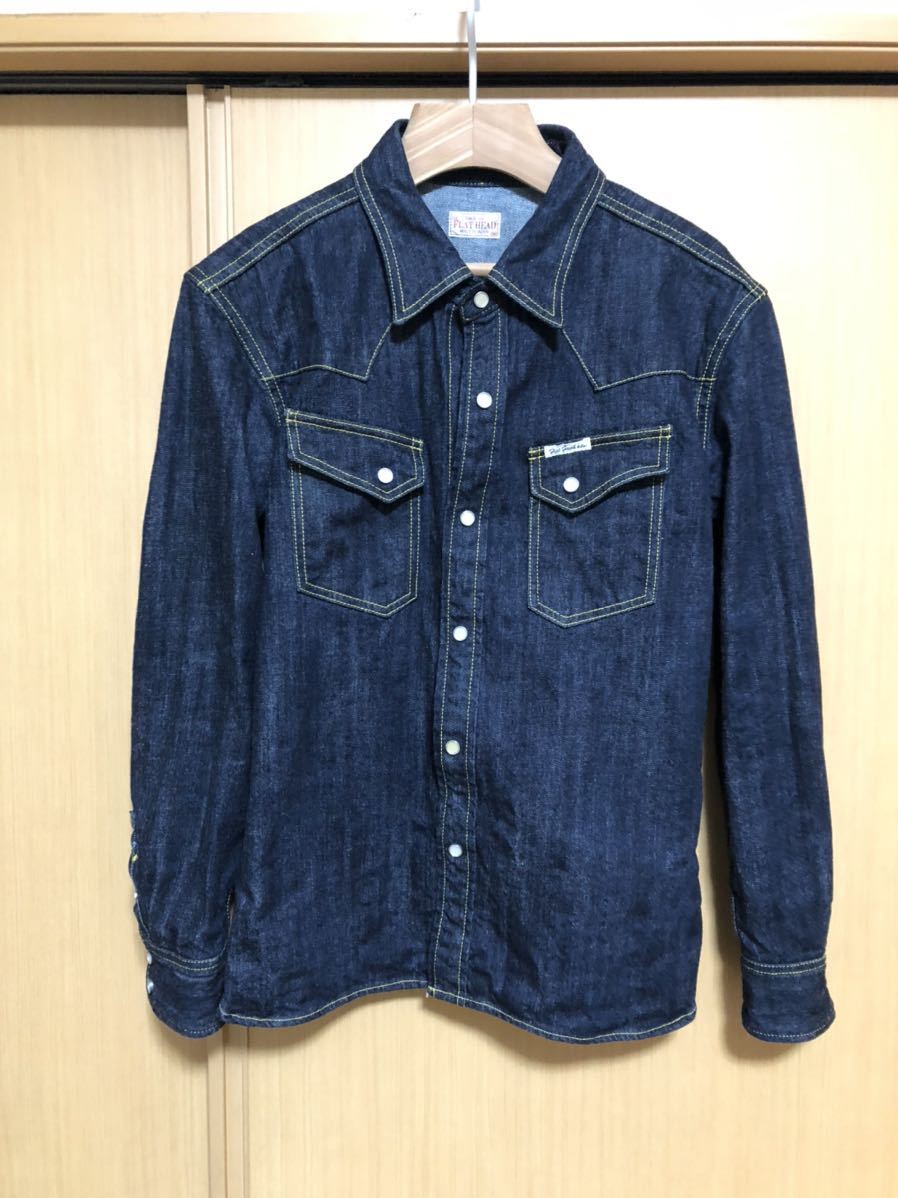 THE デニム FLAT ウエスタンシャツ HEAD | フラットヘッド Head 10oz